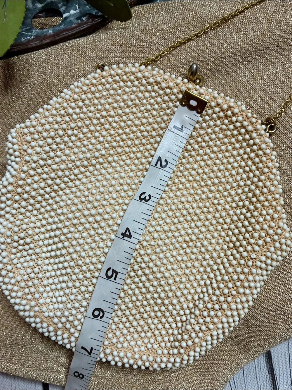Vintage Corde Beaded bag.